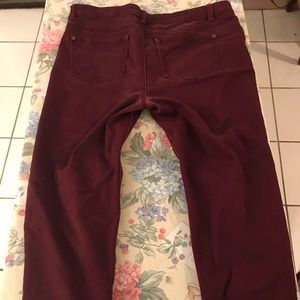 Tinseltown burgundy jeans